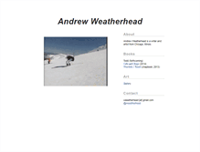 Tablet Screenshot of andrewweatherhead.org